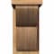 Ekena Millwork Crestline Smooth Corbel w/Backplate, Western Red Cedar, 7 1/2"W x 14"D x 14"H COR08X14X14CRE01SWR - alternate 4